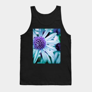 Floral Symphony in Purple Tank Top